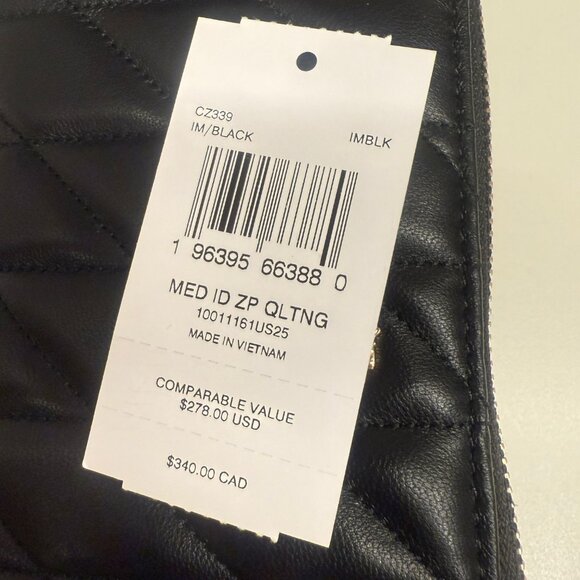 coach Medium Id Zip Wallet With Quilting cz339 - Picture 4 of 4